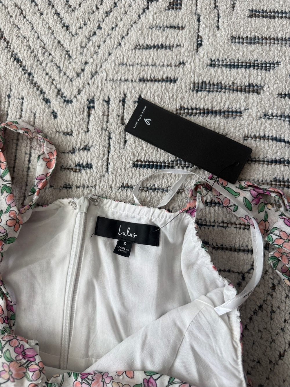 Brand New Lulu’s Floral Midi Dress - Picture 5 of 6